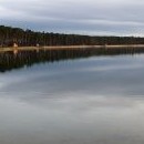 Jezero bylo dnes klidné